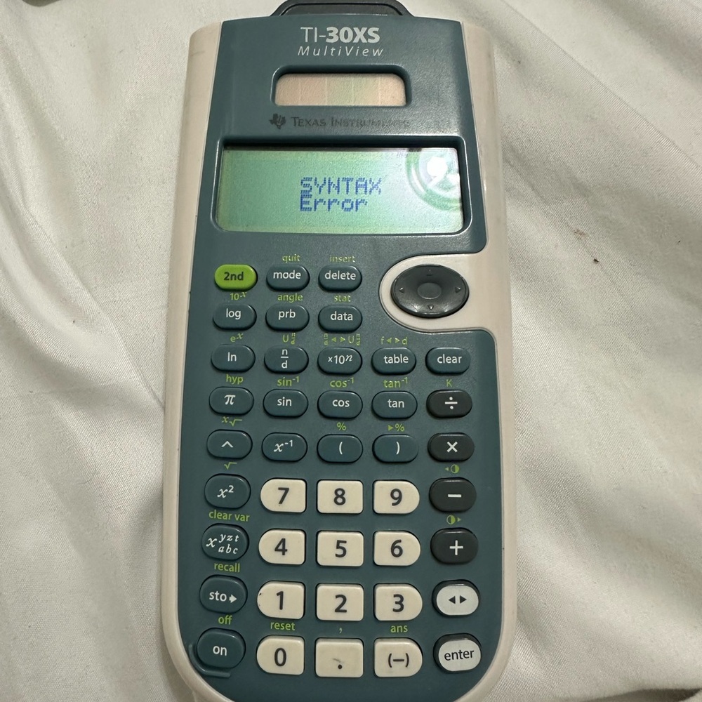 Texas Instrument Ti-30xs Multiview Scientific Calculator, 16-Digit Lcd